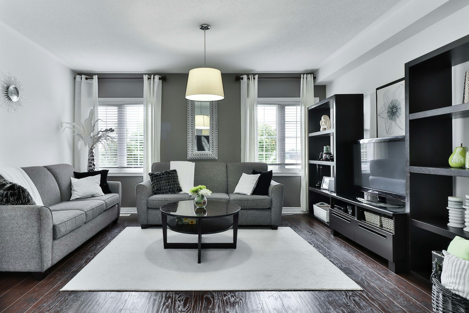 Séjour après rénovation complète