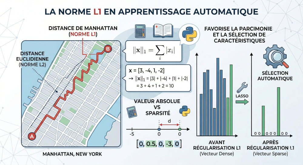 Python, La norme L1.